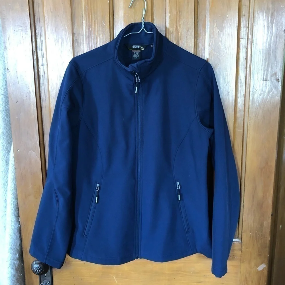 Navy  Rain Jacket - Picture 2 of 10